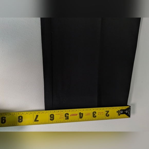 Hugo Boss Women's Size 10 Black Wool Stretchy Blend Slim Straight Pants Luxury - Picture 7 of 11